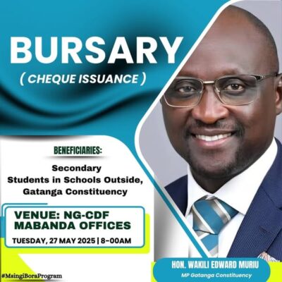 Bursaries for Gatanga Students