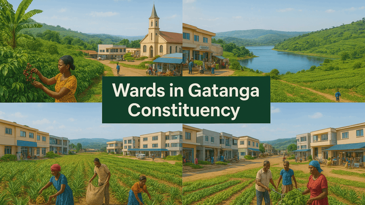 Wards in Gatanga Constituency, Murang'a, Kenya