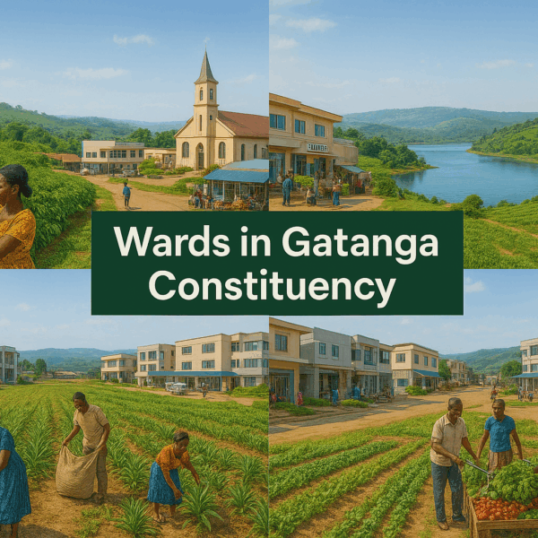 Wards in Gatanga Constituency, Murang'a, Kenya