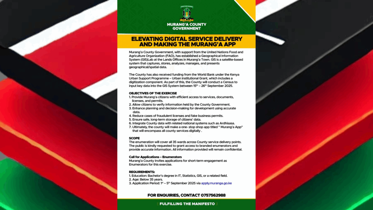 Murang'a County GIS App