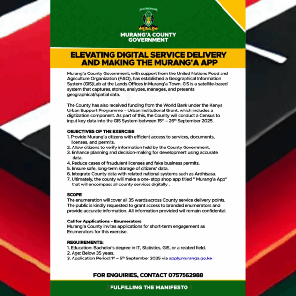 Murang'a County GIS App