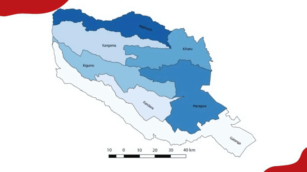 Sub-Counties in Murang'a County
