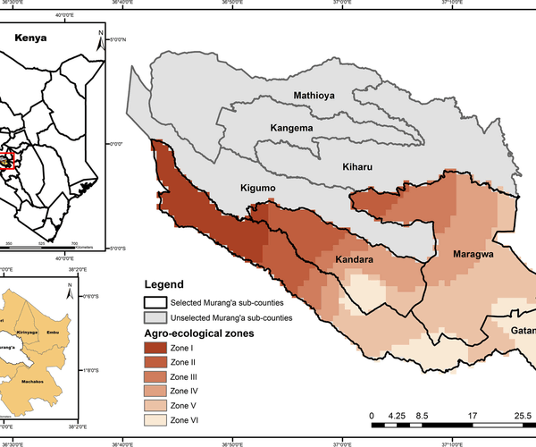 Sub-Counties in Murang'a County, Kenya