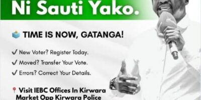 Voter Registration Drive in Gatanga