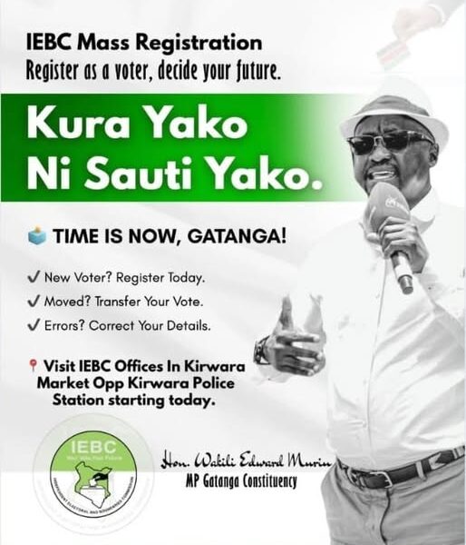 Voter Registration Drive in Gatanga