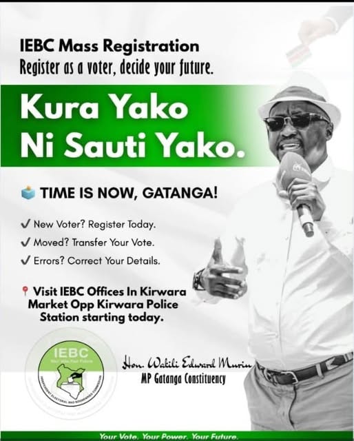 Voter Registration Drive in Gatanga