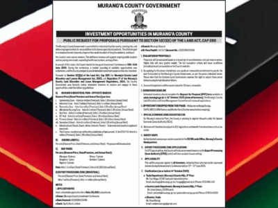 Murang'a County Investment Opportunities