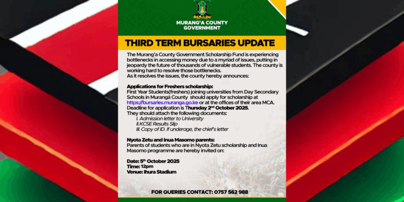 Latest Education News in Murang'a County