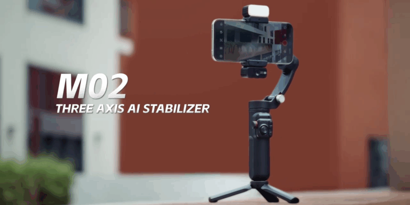TOKQI M02 3-Axis Smartphone Gimbal Stabilizer