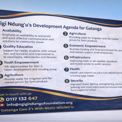 Ngigi Ndung’u 2027 Gatanga MP