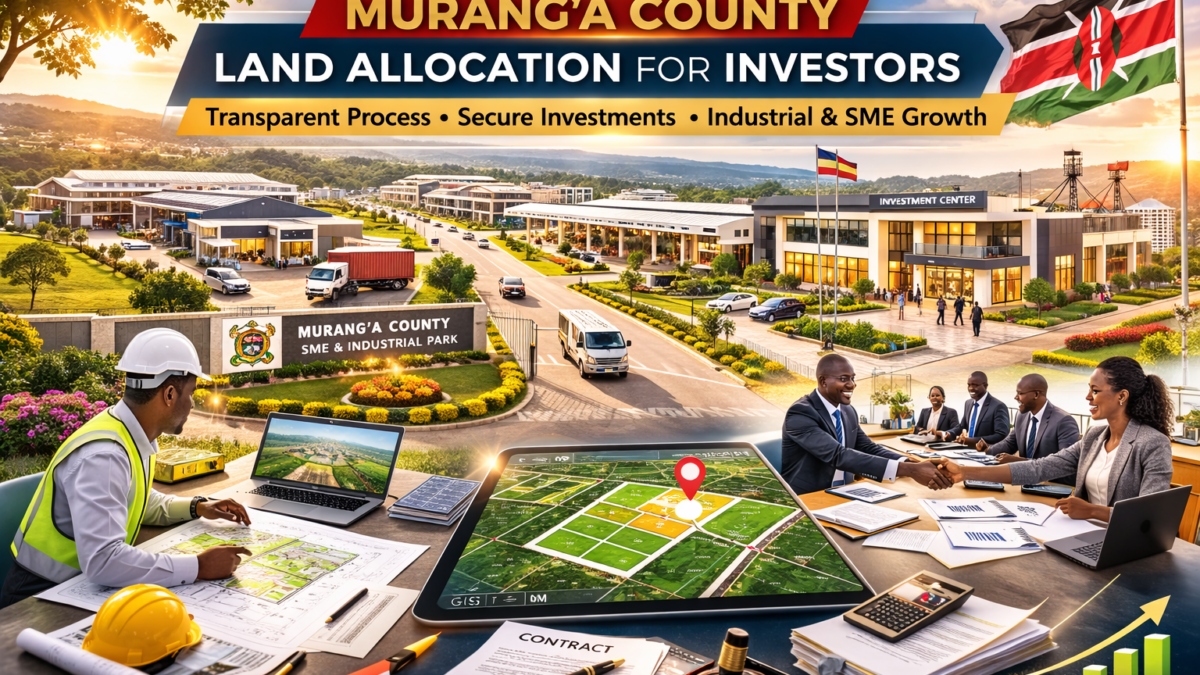 Murang’a County land allocation RFP investors