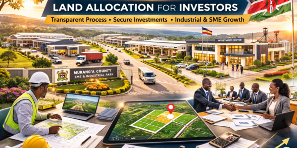 Murang’a County land allocation RFP investors