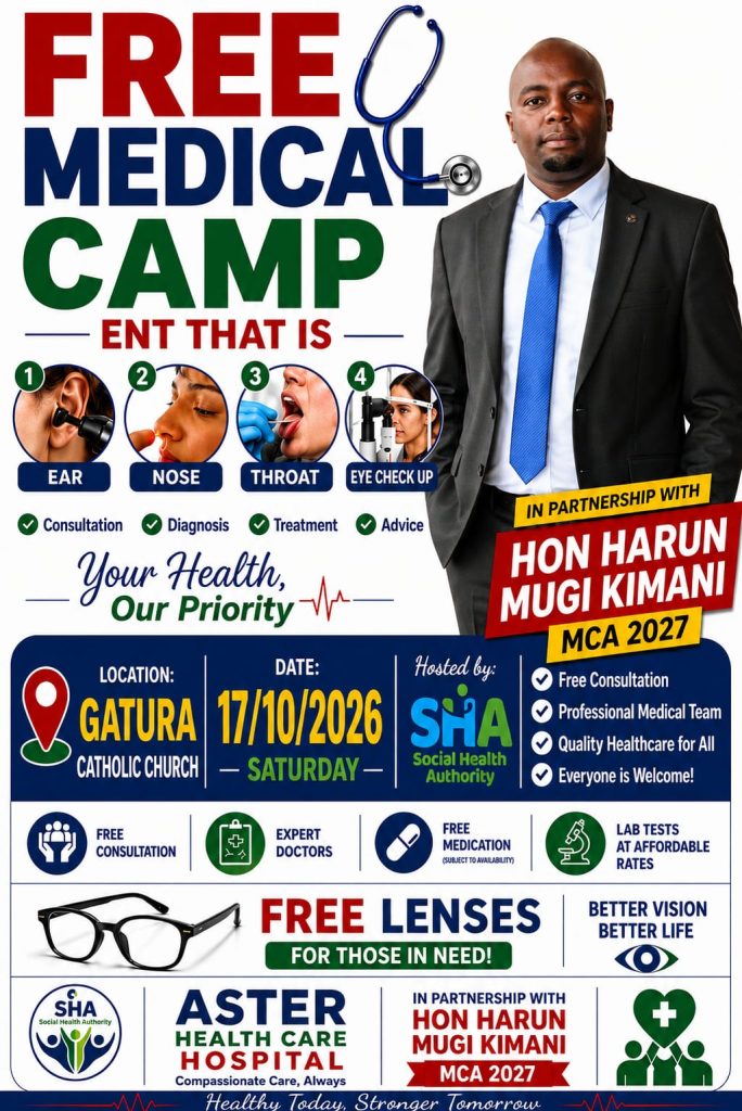 Free Medical Camp Gatura October 2026