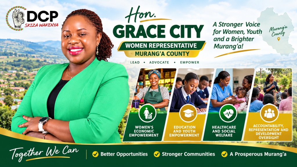 Grace City: Murang’a Women Representative Aspirant Manifesto