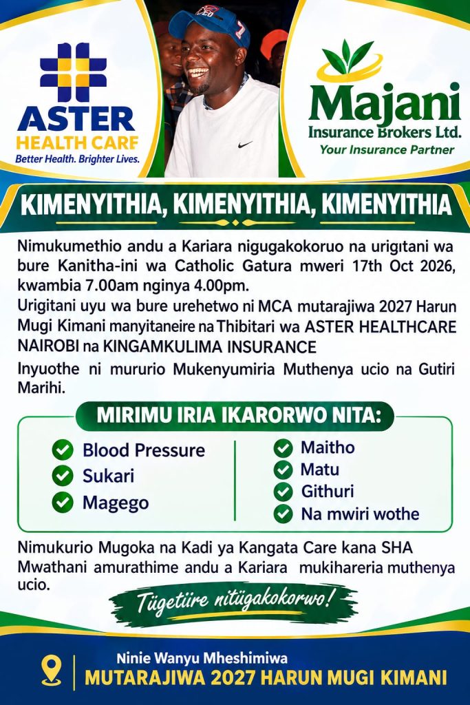 Free Medical Camp Gatura October 2026